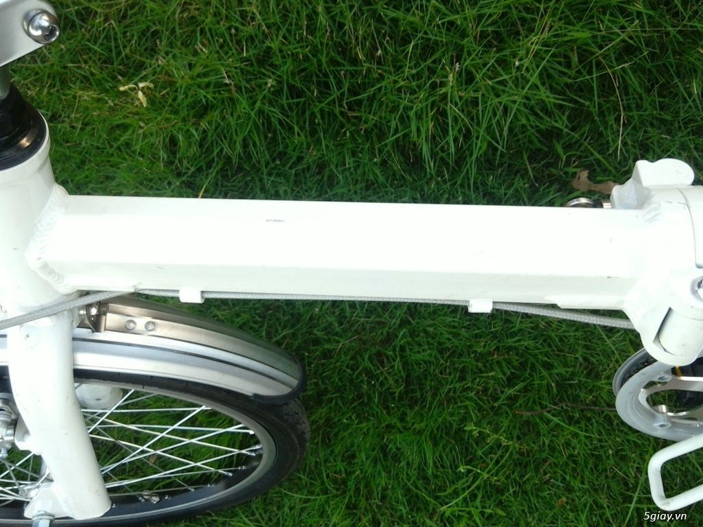 Xe đạp xếp trắng - Hàng bãi nhật - 5