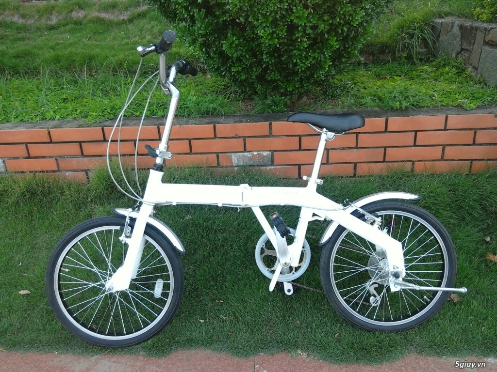 Xe đạp xếp trắng - Hàng bãi nhật - 1