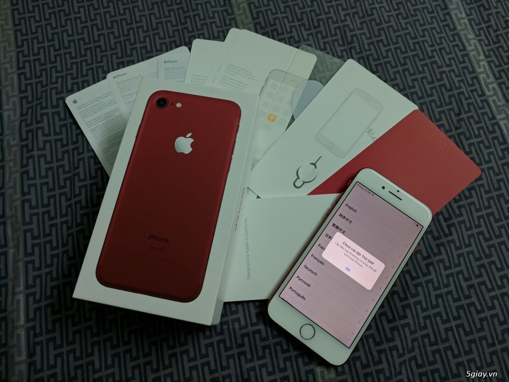 Iphone 7 - Red - 128Gb - Like new - 99% - 4
