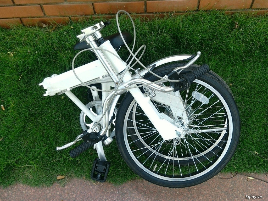 Xe đạp xếp trắng - Hàng bãi nhật - 17