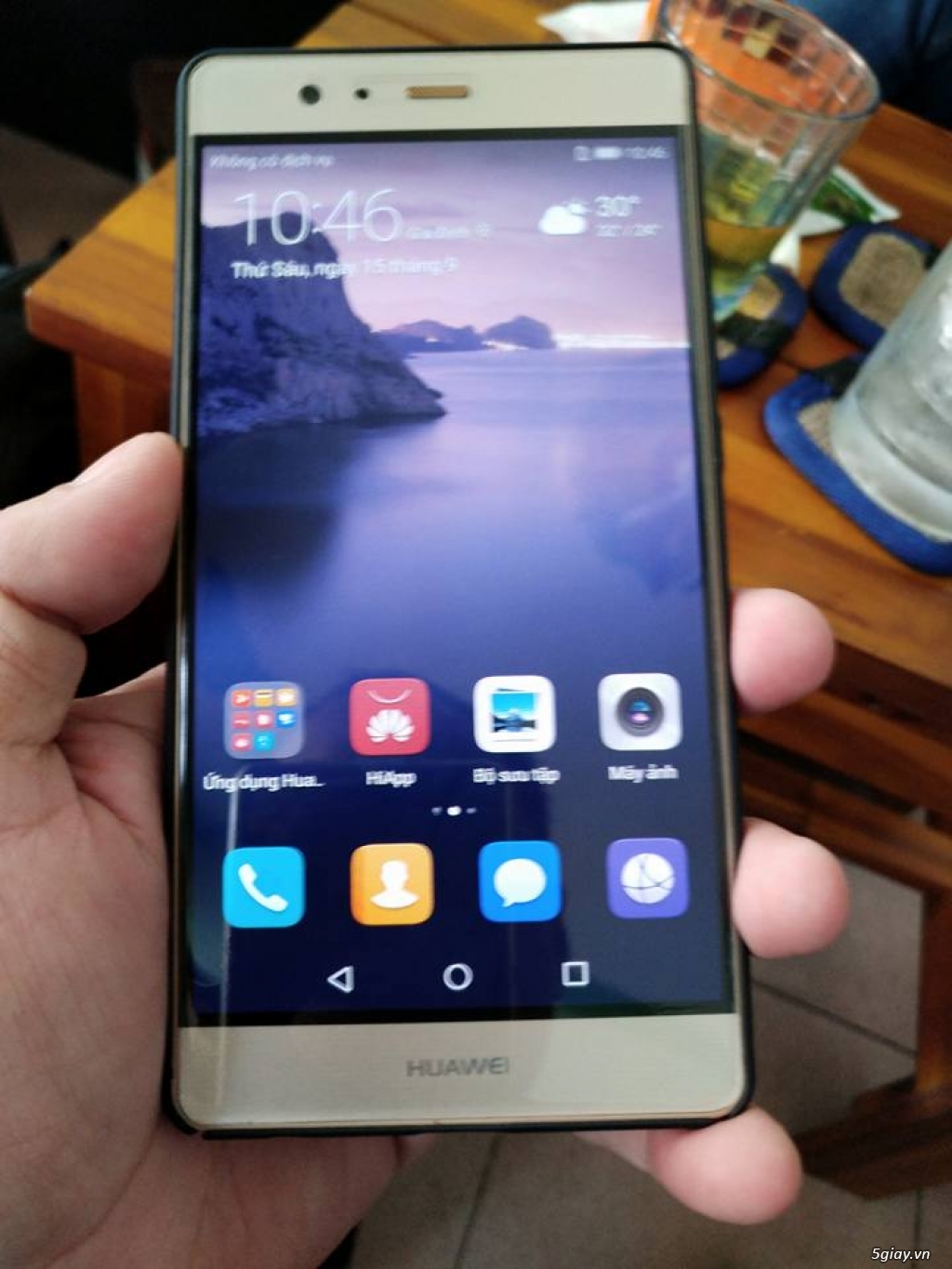 Huawei P9 Plus màu gold new 99% Bản AL10 ram 4Gb/64Gb full sạc zin - 4