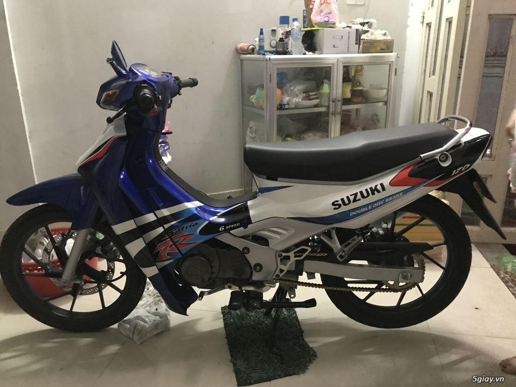 Sport 2001 47 đầu hqcn lên full satria 2000 trắng xanh - 2
