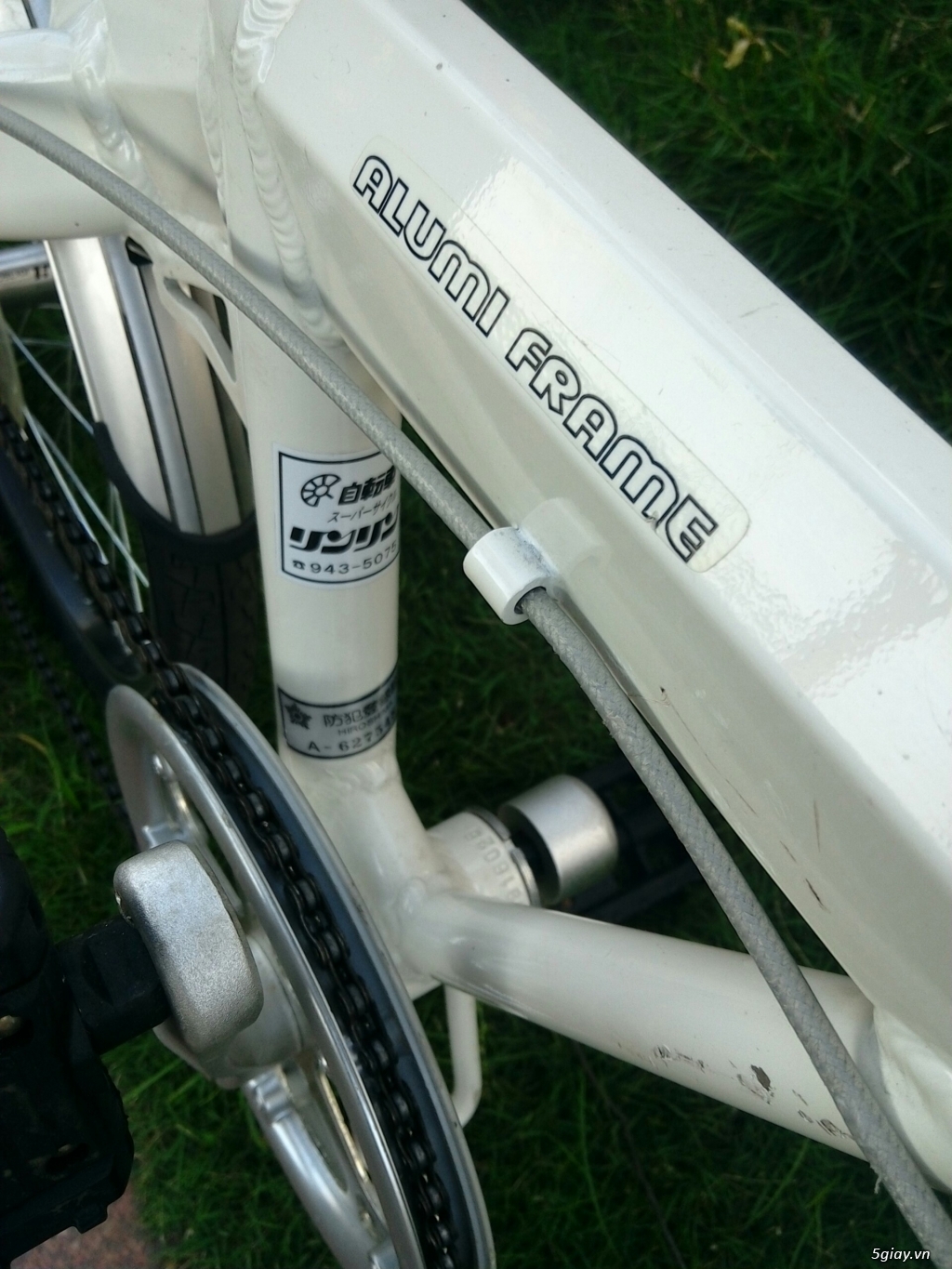 Xe đạp xếp trắng - Hàng bãi nhật - 16