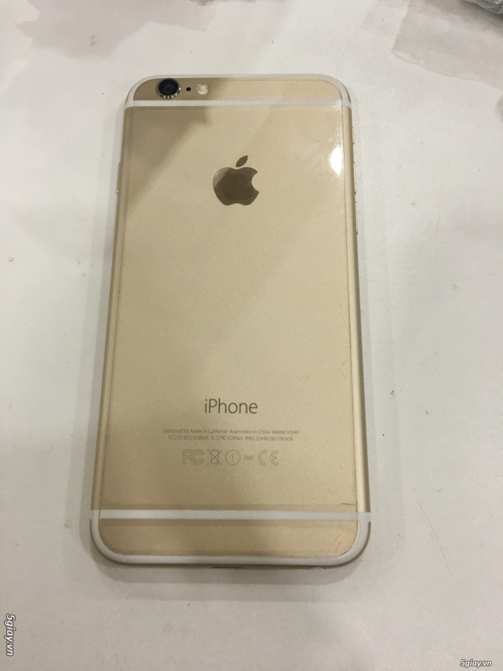 Iphone 6 Gold 16gb hàng O TGDD máy zin chưa 1 vết trầy - 4