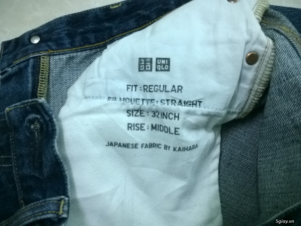 VÀI E SI JEAN HÀNG NHẬT CHÍNH HÃNG UNIQLO,GAP - 14