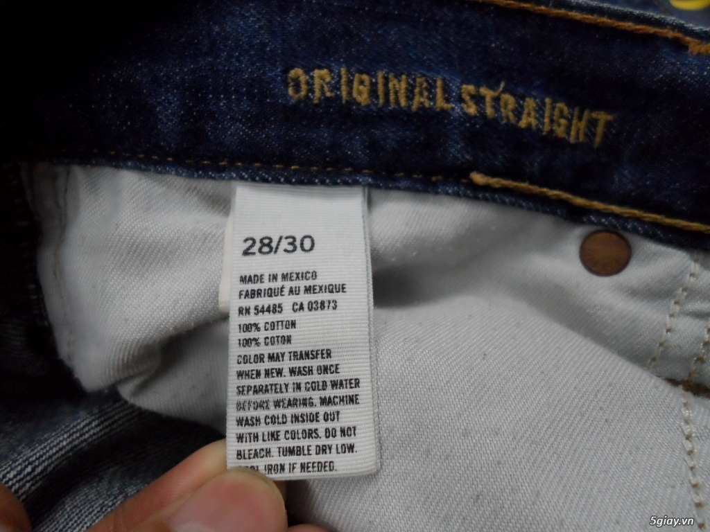 Quần Jean Authentic American Eagle ( Made in Mexico ) mới >95 % - 5