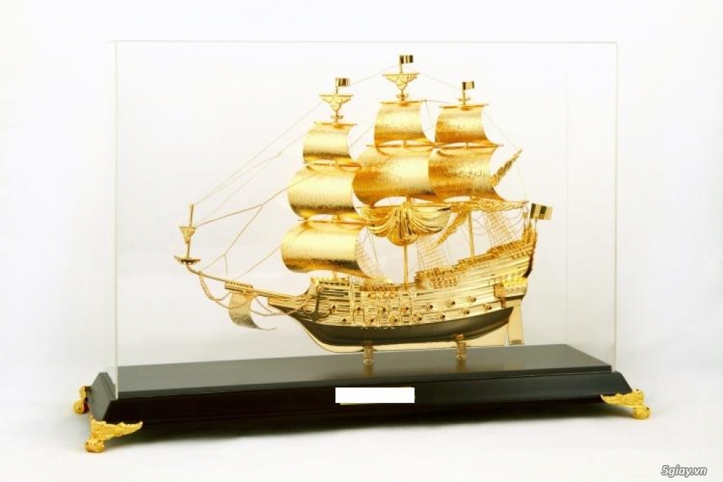 Chuyên bán mô hình các loại - Mô hình thuyền buồm bằng đồng