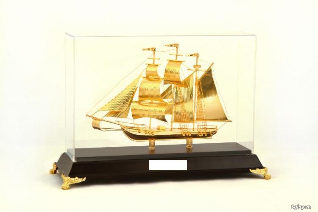Chuyên bán mô hình các loại - Mô hình thuyền buồm bằng đồng - 5