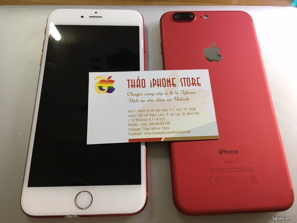 Iphone 6 Plus-16G-Lock Nhật-Lên Vỏ Iphone 7Plus-Đen/Vàng/Đỏ.Mới 99,9% - 3