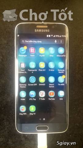Galaxy S6 Edge 64G Đen bóng - Jet black 98%