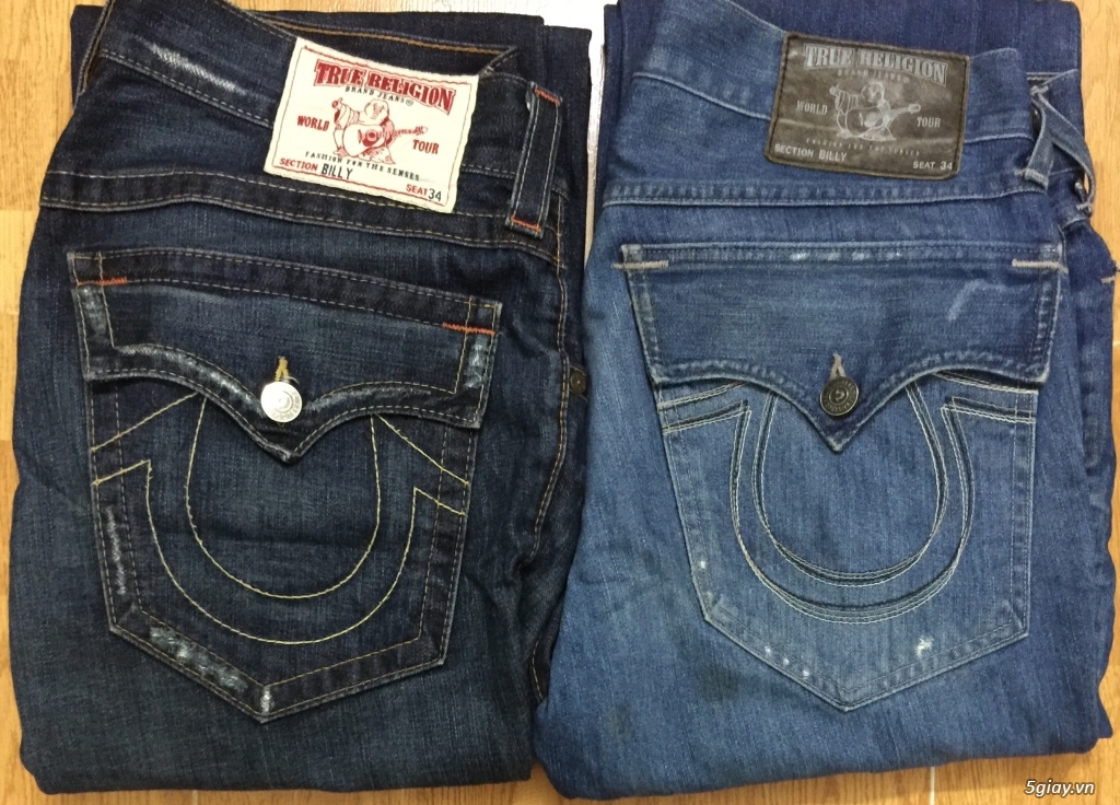 2 quần jeans 2hand Truereligion cần ra đi