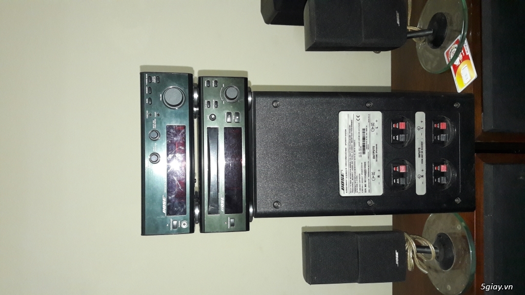 combo Ampli Bose RA-12,CD Bose CDA-12 và Bose Acoustimass 5 series III - 1