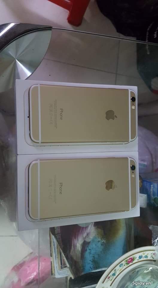 1 cặp iphone 6 gold 32gb hàng FPT VN bh 1 đổi 1 đến 8/2018 - 1