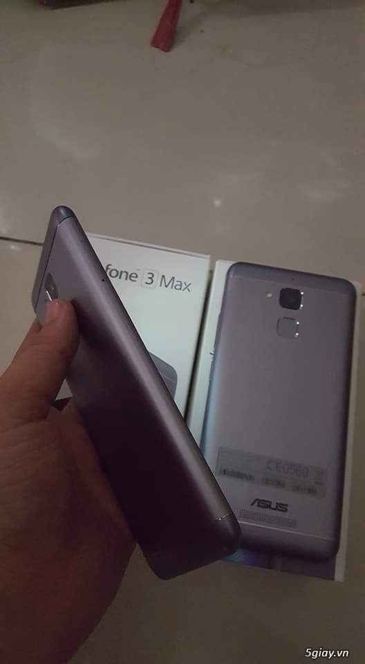 1 cặp zenphone 3 max xám 2 sim 5.2 inch, chính hãng Việt Nam bh 2/2018 - 2