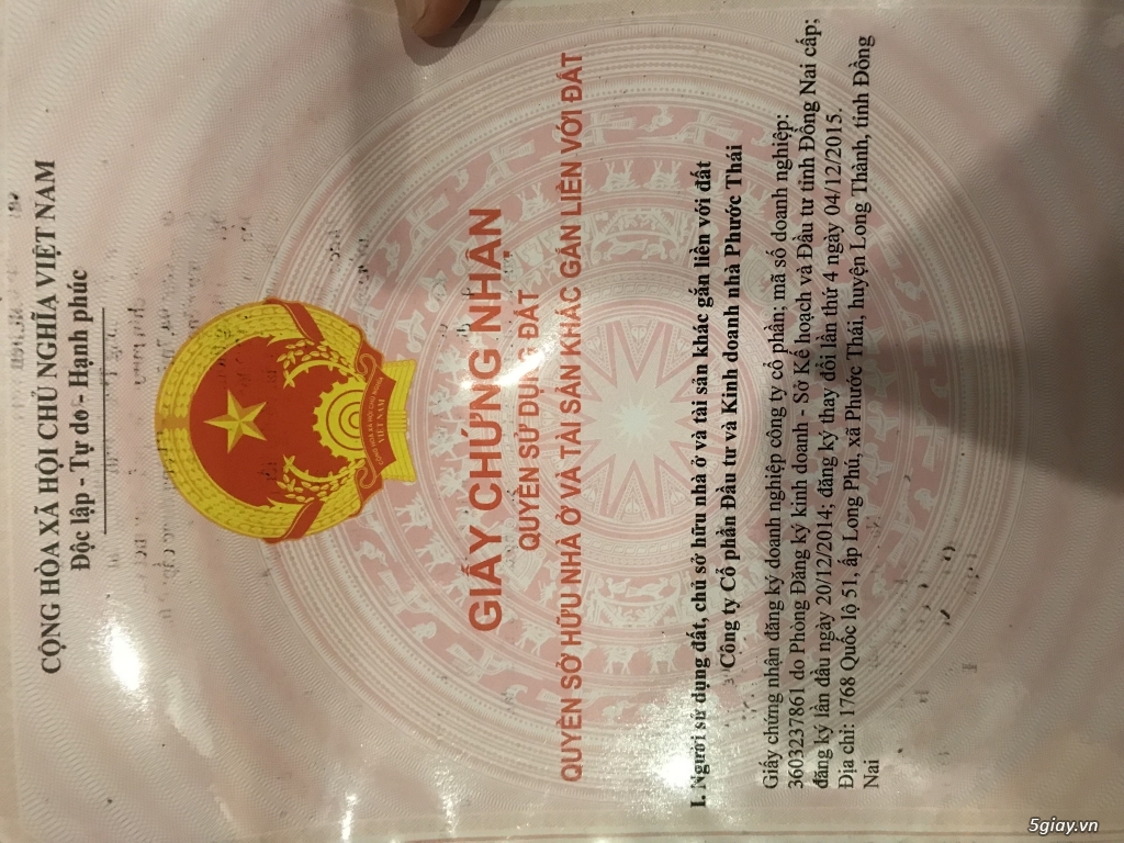 Đất Chợ Long Phú, Phước Thái - 1