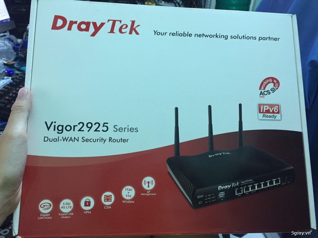 DrayTek Vigor 2925n VPN Router Wifi chuyên nghiệp giá rẻ!!!