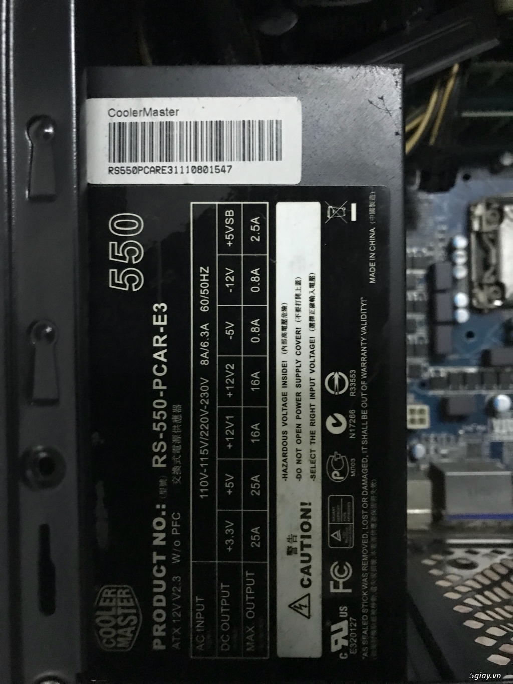 2 Combo i7-2600 và i5-3570, 1230 v2 kèm vga, ram, psu - 5