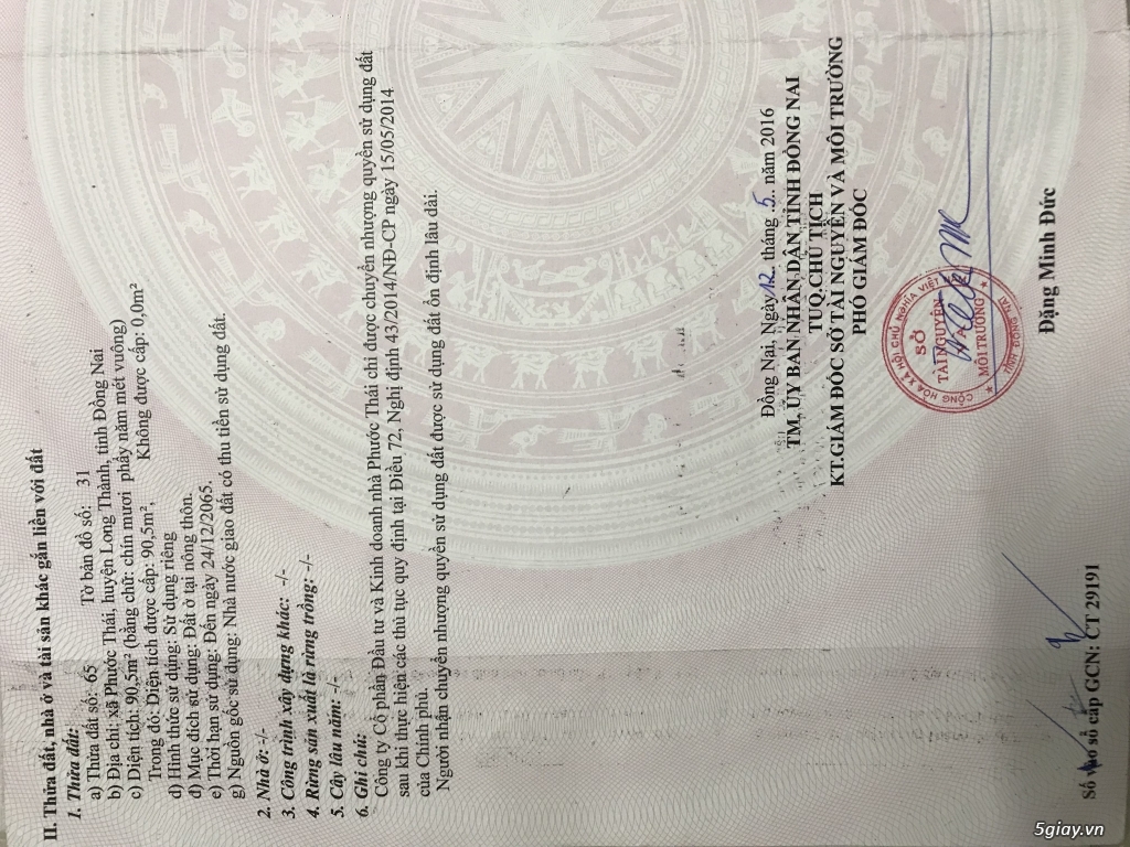 Đất Chợ Long Phú, Phước Thái - 3