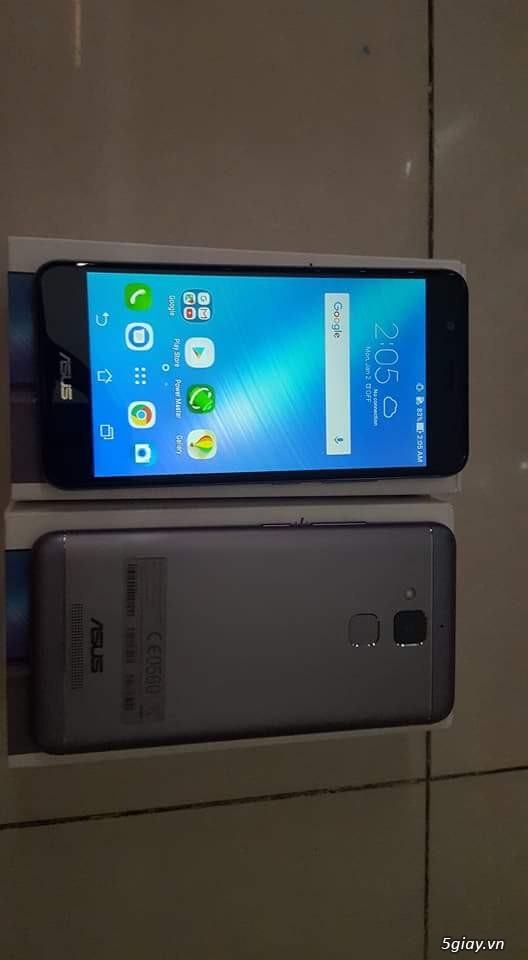 1 cặp zenphone 3 max xám 2 sim 5.2 inch, chính hãng Việt Nam bh 2/2018