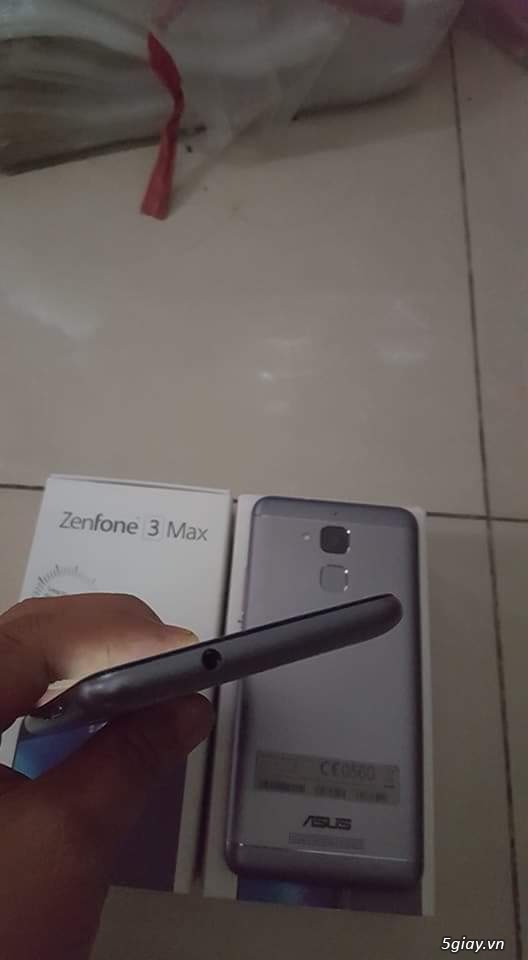 1 cặp zenphone 3 max xám 2 sim 5.2 inch, chính hãng Việt Nam bh 2/2018 - 3