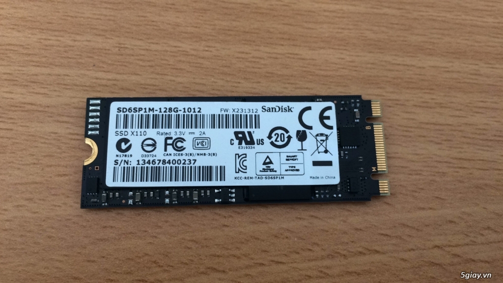 Cần bán/Giao lưu SSD M2 128GB Sandisk - 2