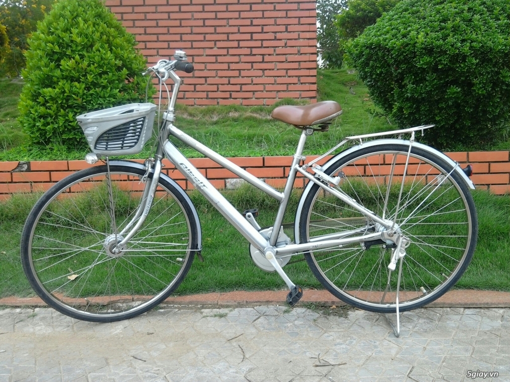 Xe đạp Bridgestone bạc - Hàng bãi Nhật- Khung nhôm - 1