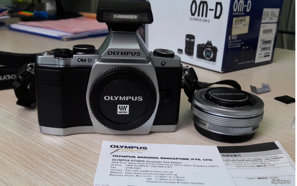 Olympus OMD EM5 kèm lens 14-42 FullBOX - 4