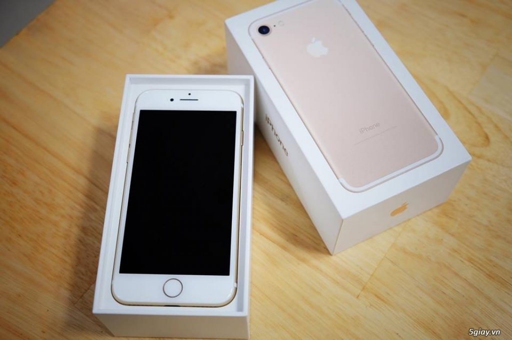 IPhone 7 32G Gold quốc tế Fullbox Đẹp Như Mới. - 1