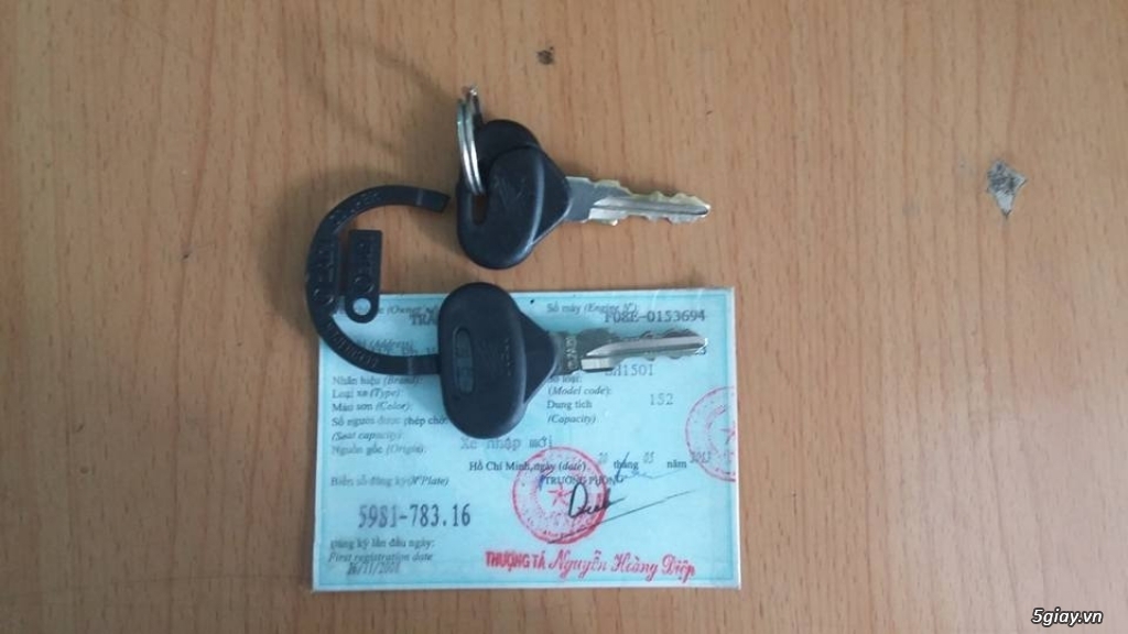 Cần bán Sh150i nhập Ý, màu đen sporty, cuối 2008, số máy: 153 - 3