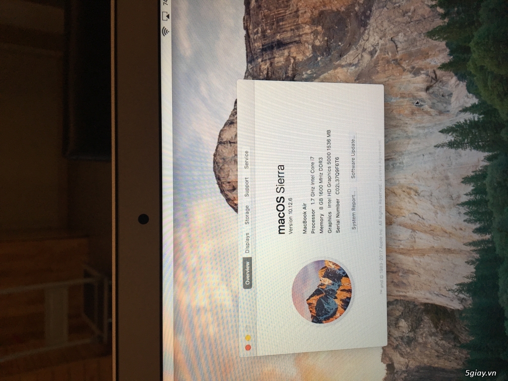 Macbook air i7 256ssd - 2