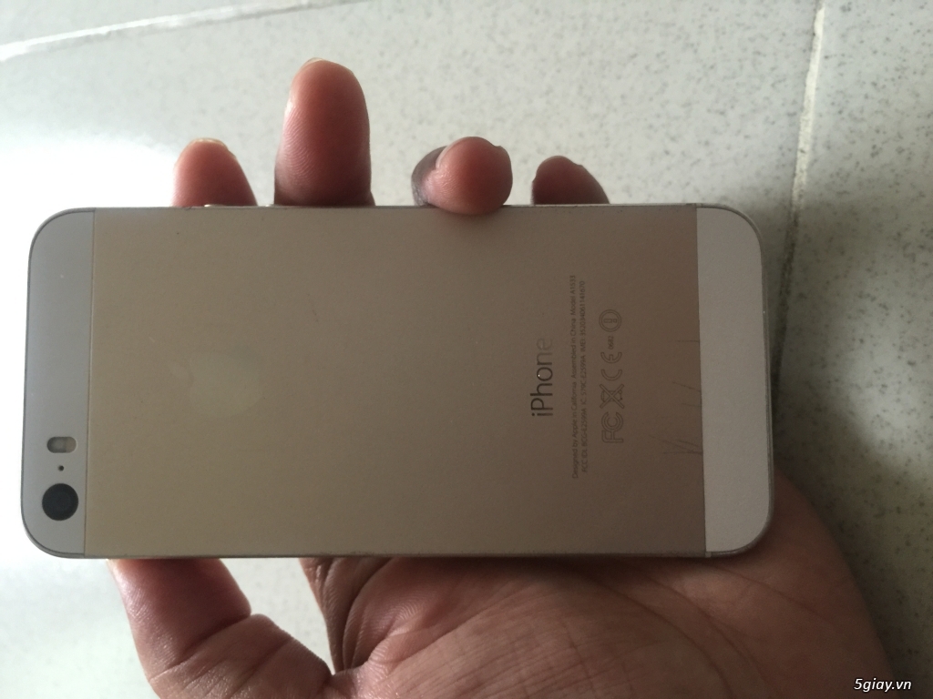 Iphone 5s quốc tế 32g gold - 1