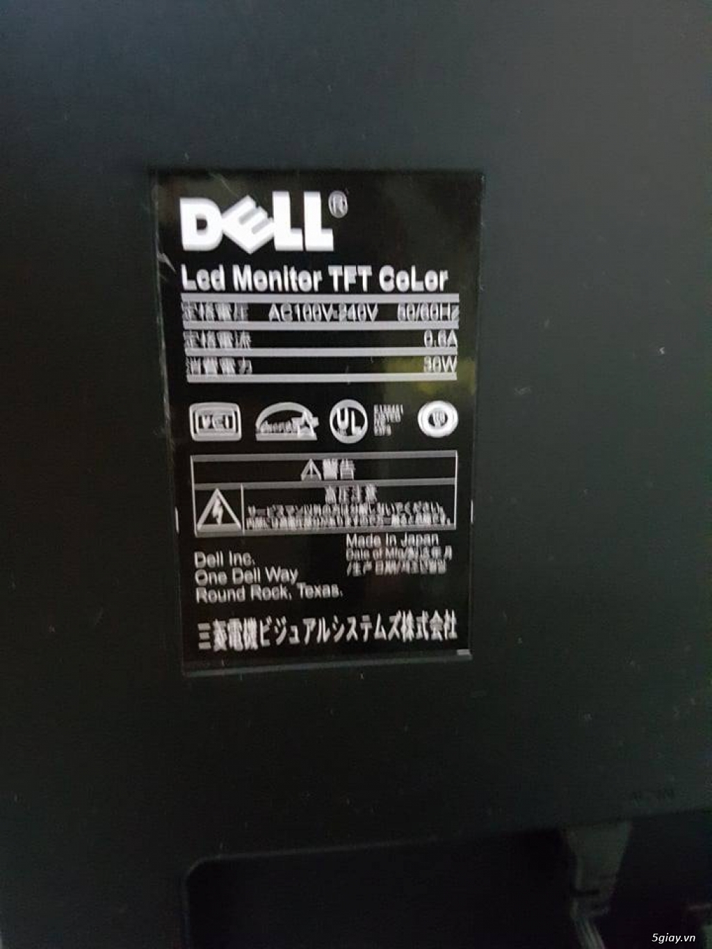 [Computer] Nhờ Các Thánh Xem Giúp Em Model Màn Hình DELL - 1