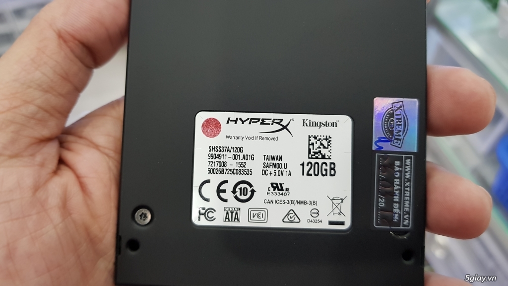 Bán SSD Kingston HyperX Savage 120GB, BH chính hãng 2 năm đến 04/2019 - 4