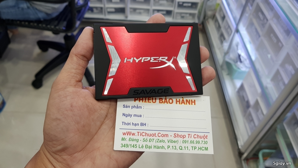 Bán SSD Kingston HyperX Savage 120GB, BH chính hãng 2 năm đến 04/2019 - 1