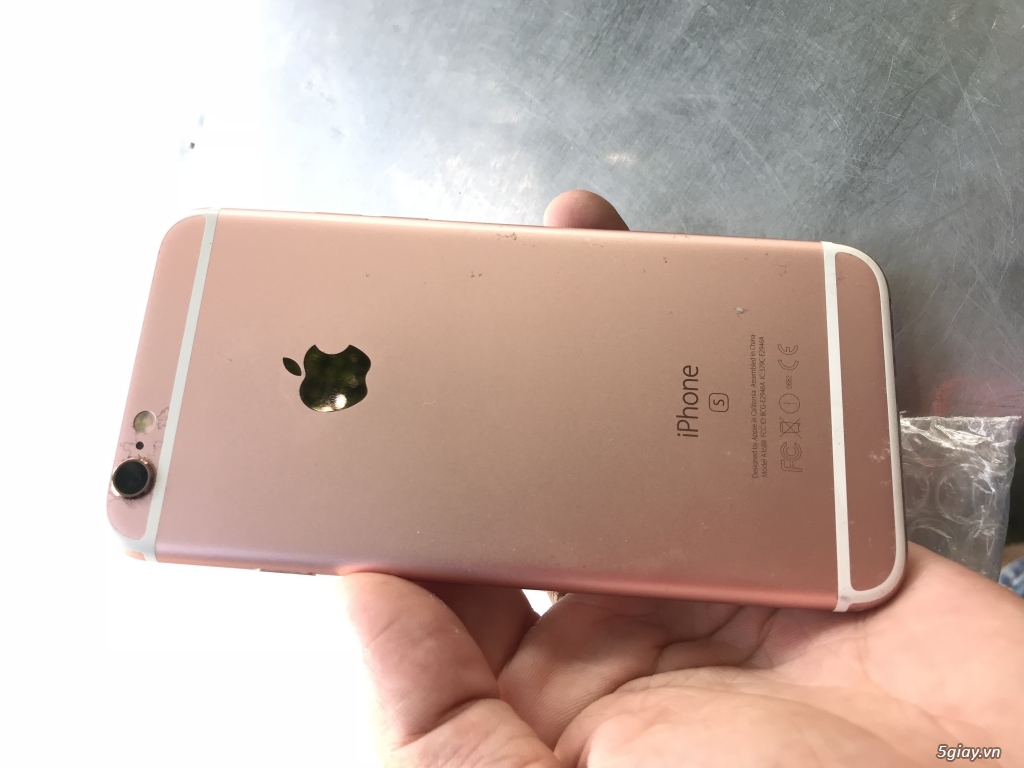 Iphone 6s rose 64G nguyên zin nguyên cây kinh đẹp vỏ bị tróc son full