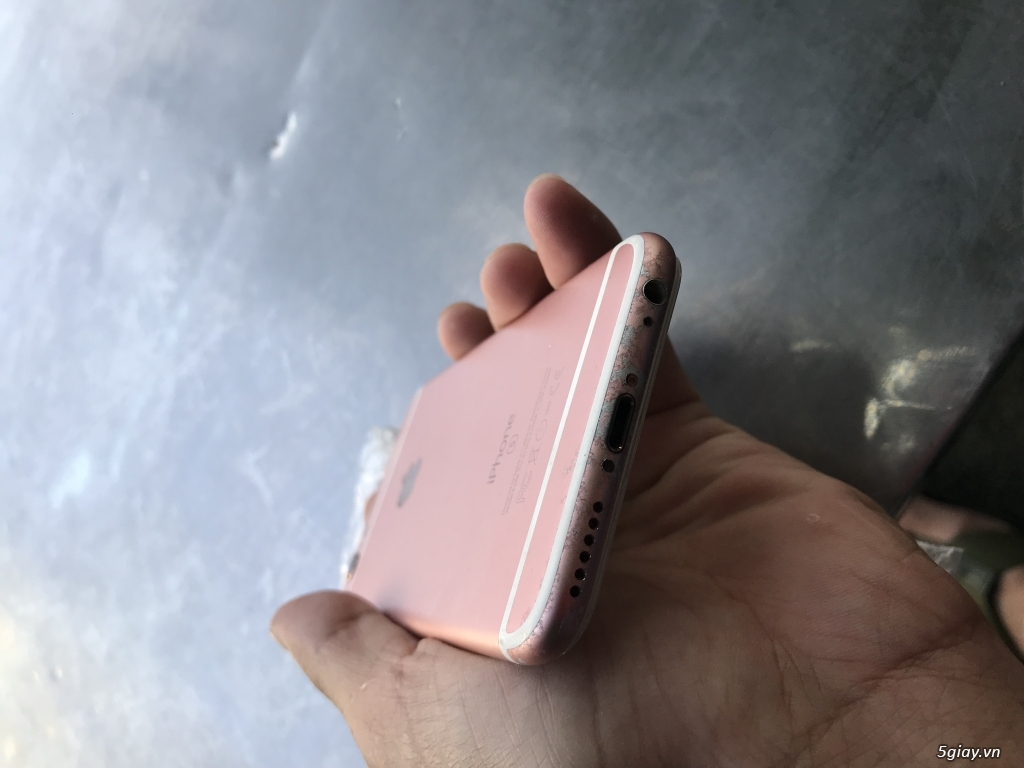 Iphone 6s rose 64G nguyên zin nguyên cây kinh đẹp vỏ bị tróc son full - 2