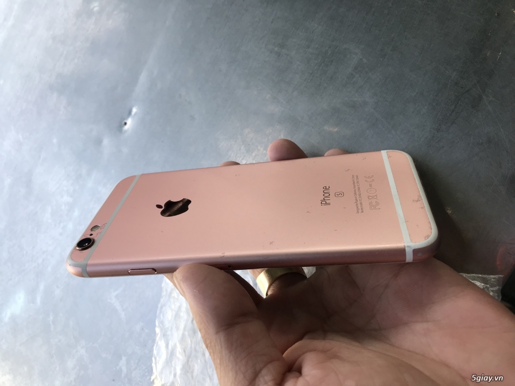 Iphone 6s rose 64G nguyên zin nguyên cây kinh đẹp vỏ bị tróc son full - 4