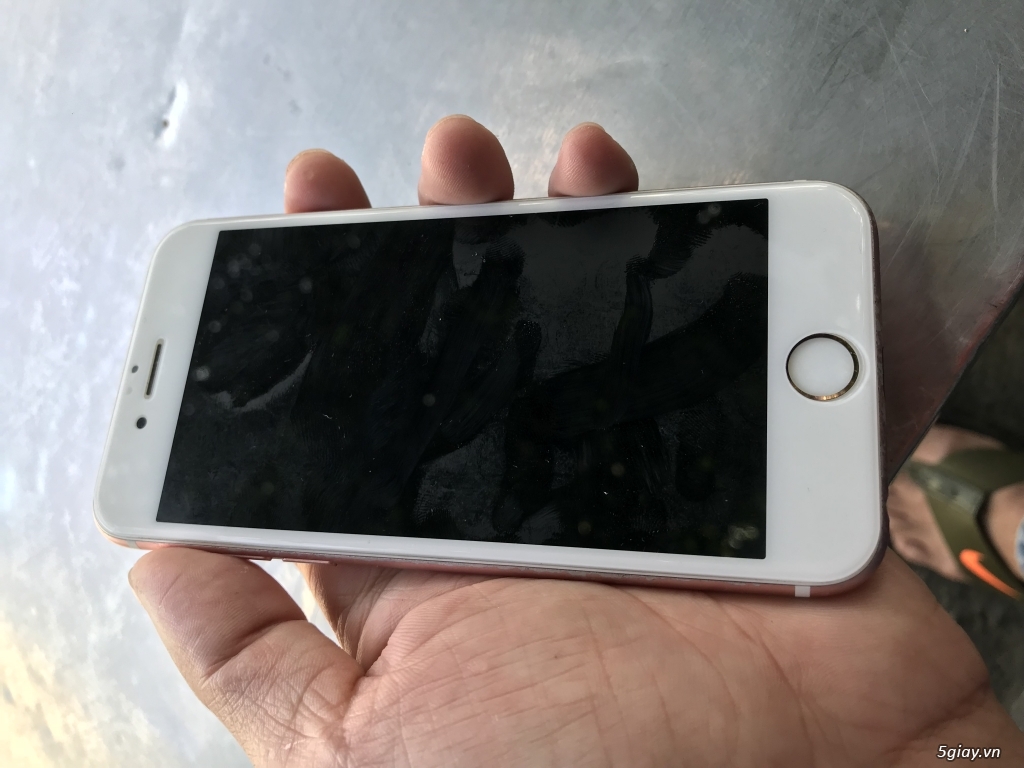 Iphone 6s rose 64G nguyên zin nguyên cây kinh đẹp vỏ bị tróc son full - 1