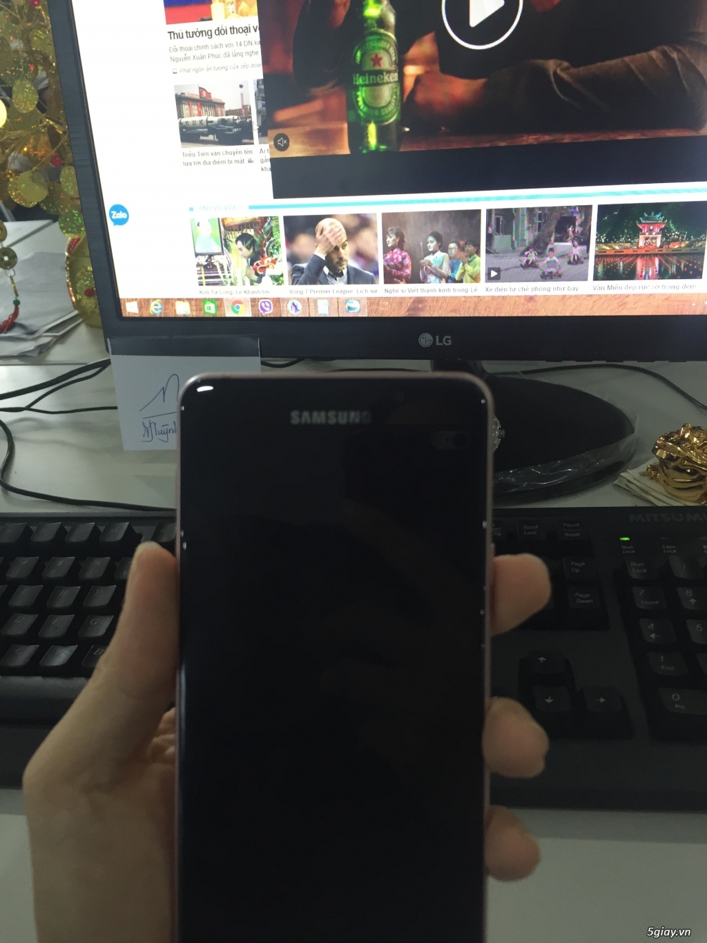 Samsung A7 2016 Rose Gold. 3 tr 8 ra đi nhanh chóng - 3