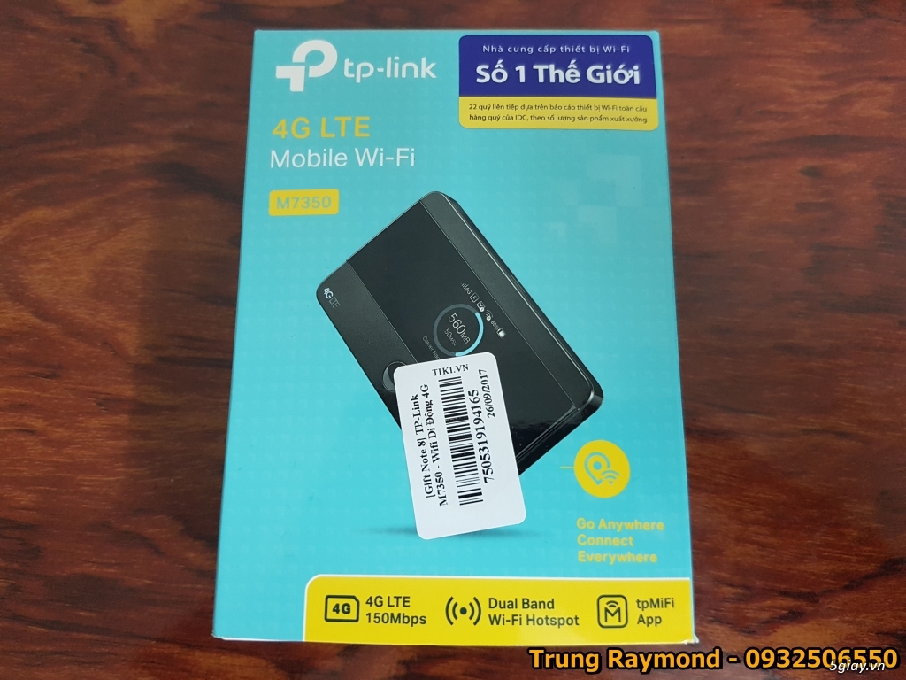 Bán: TP-Link M7350 - Wifi Di Động 4G LTE-Advanced