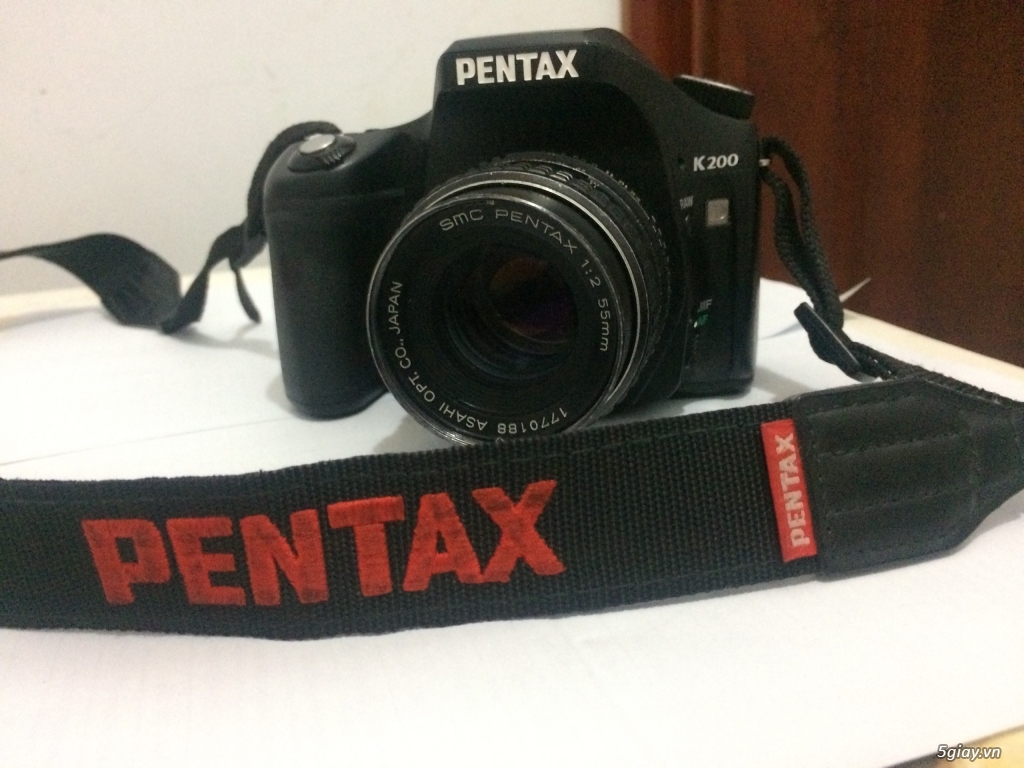 Pentax k200D va 2 ống kính 28-70, ống 55 như hình - 3