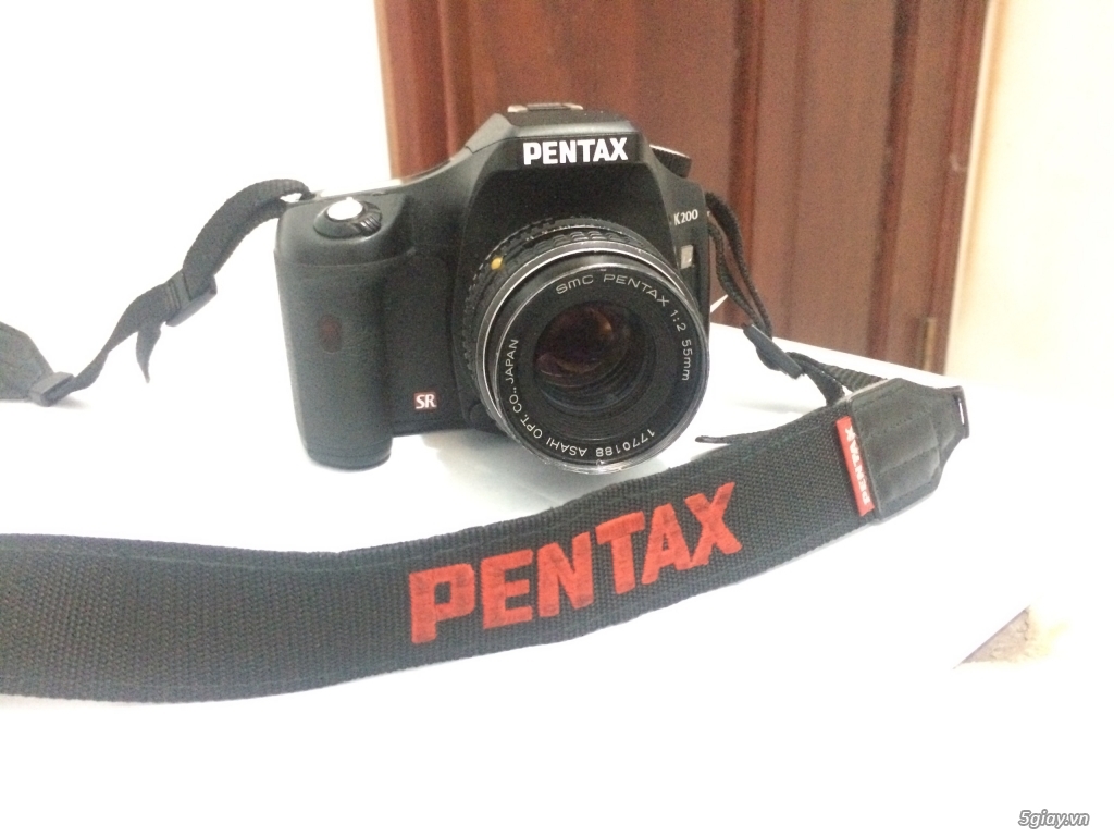 Pentax k200D va 2 ống kính 28-70, ống 55 như hình