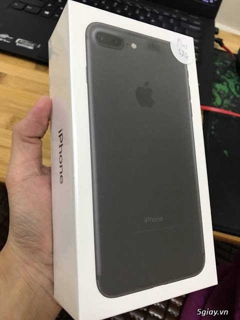 Ban iPhone 7 Plus 32gb đen nhám new 100% VN/A chưa act