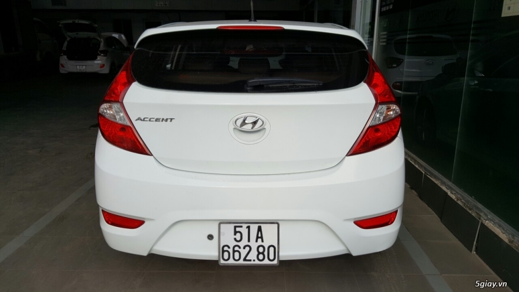 Bán Hyundai Accent 5 cửa số tự động nhập Hàn Quốc 2013 màu trắng SG - 1