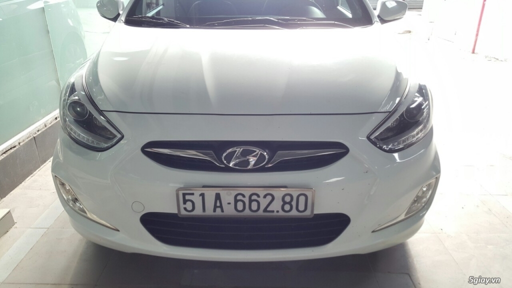 Bán Hyundai Accent 5 cửa số tự động nhập Hàn Quốc 2013 màu trắng SG - 5