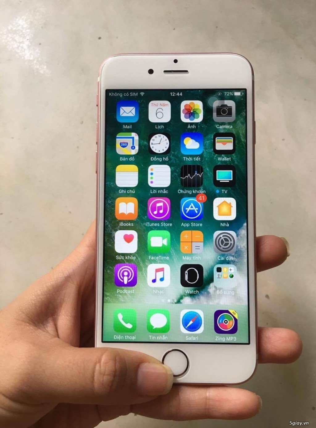 iPhone 6s 16Gb Hồng máy Mỹ đẹp 99% Zin 100%!!! - 4