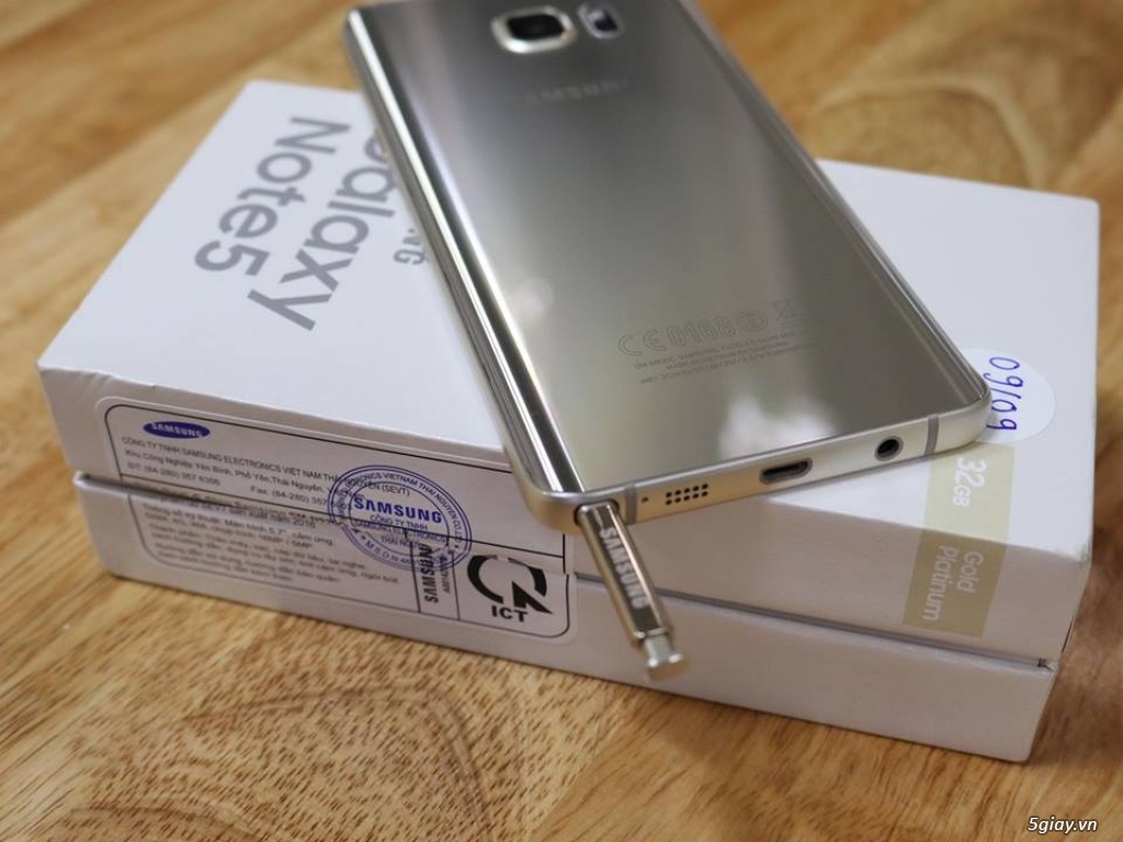 Samsung Note 5 chính hãng TGDĐ Máy nguyên Zin Fullbox. - 1