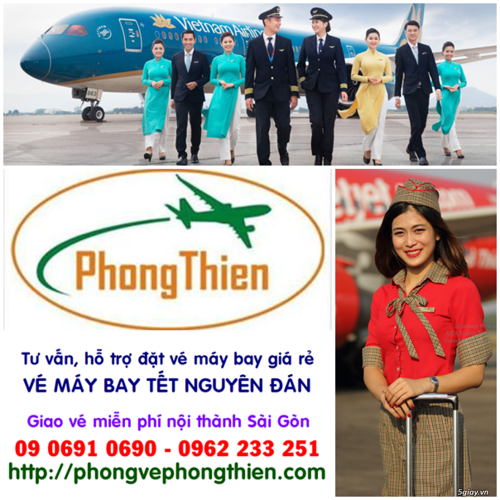 Đại lý vé máy bay tết tại Sài Gòn giá tốt - 1