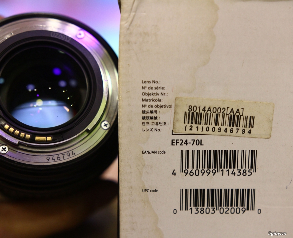 bán Lens 24-70L f2.8 Mark I huyền thoại Full box - 1