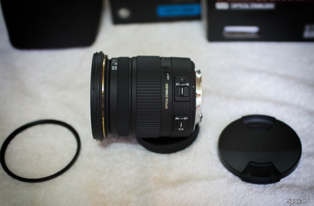 Bán lens Sigma 17-50 F2.8 for Canon mới 99.99% kèm Filter ngon còn BH - 1
